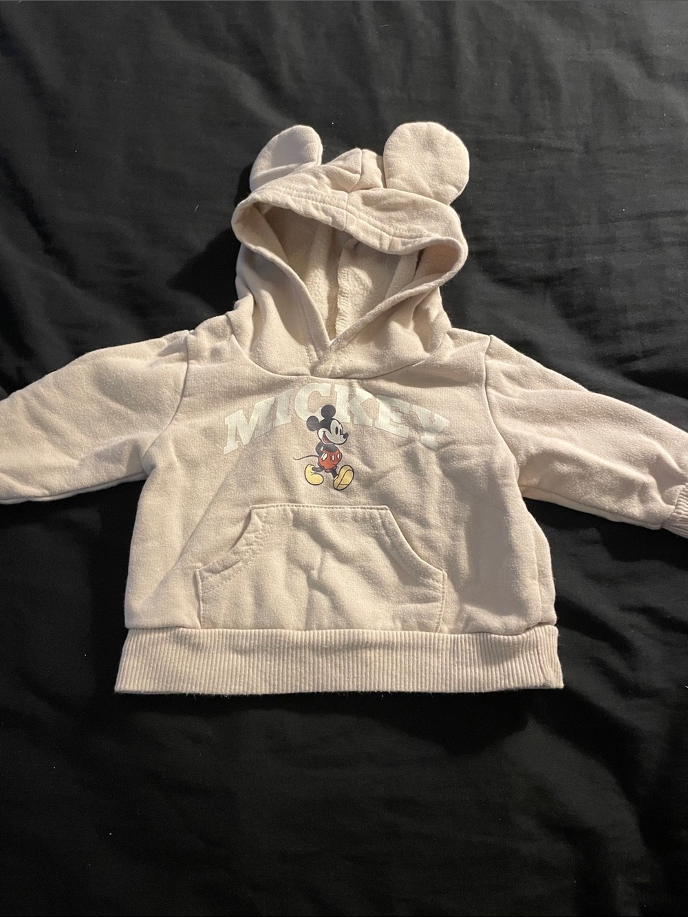Disney Light Pink Mickey Mouse Hoodie with Ear Hood